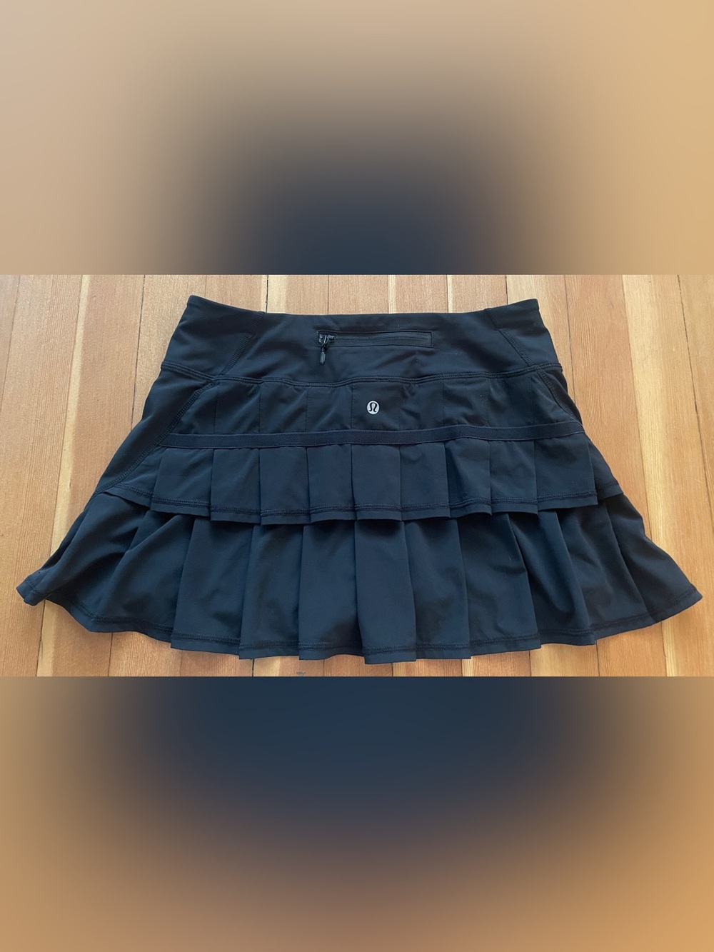lululemon athletica Black Tiered Pleated Skort - Picture 7 of 10